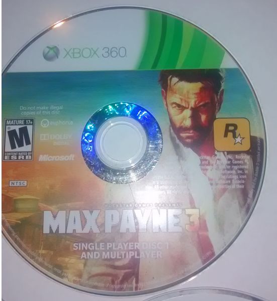 * Max Payne 3 - Só o CD